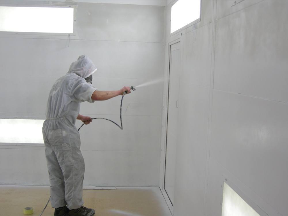 Protection du sol cabine de peinture - Alfadis Service